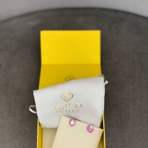 Kendra Scott Lilac Faceted Stud Earrings